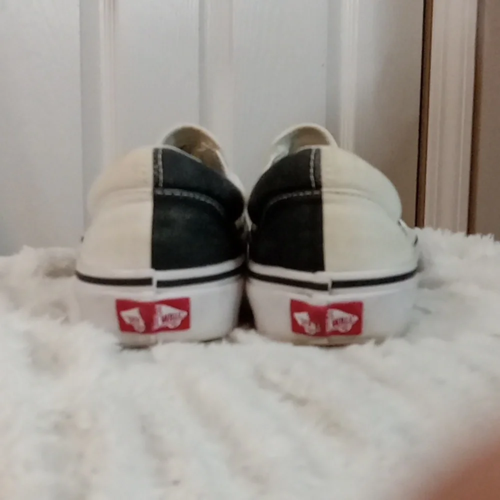 Vans black & white block slip-ons - Picture 4 of 10